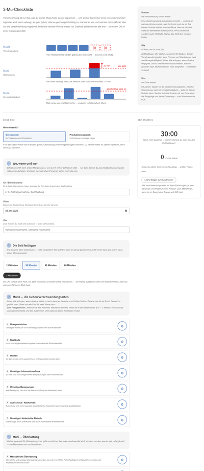 Vorschau: 3-Mu-Checkliste
