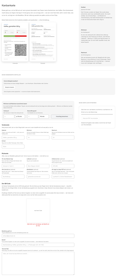 Vorschau: Kanbankarte