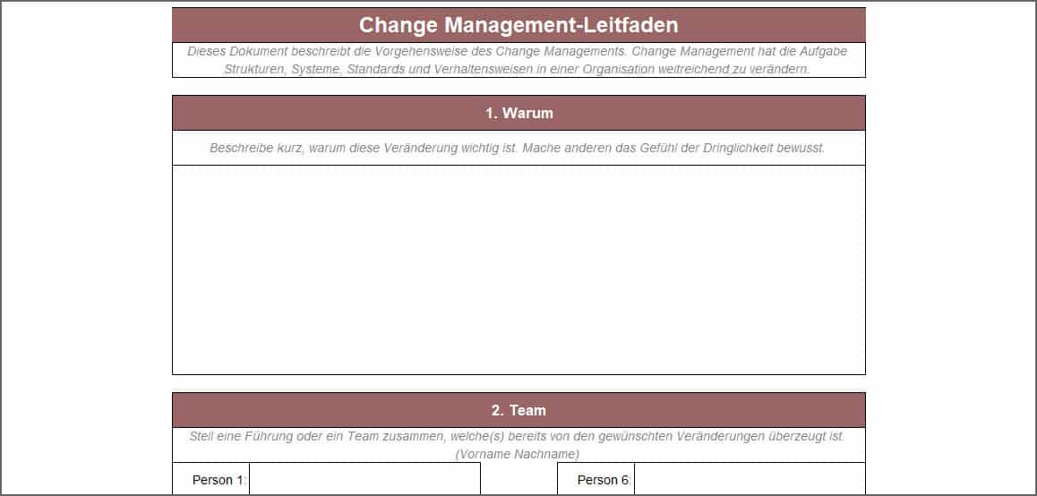 Change Management-Leitfaden