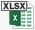 XLSX Dateiformat Icon